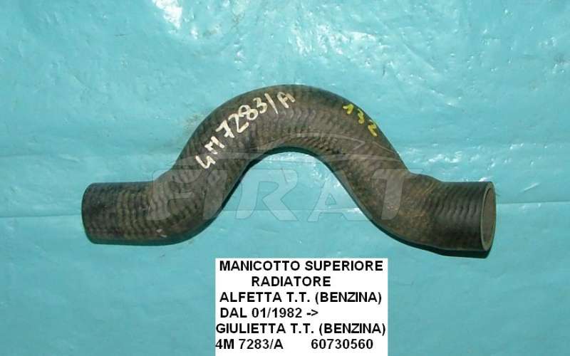 MANICOTTO RADIATORE ALFETTA - GIULIETTA SUP. 7283/A